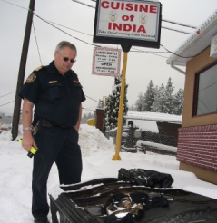 Fire guts Cuisine of India on Columbia Avenue