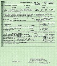 U.S. President Barack Obama releases original birth certificate 