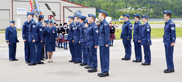 Fire Chief gets award from cadets