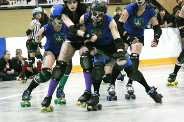 It's a Babes/Angels final as Salmo ousts Dam City in West Kootenay Flat Track Roller Derby playoff actions