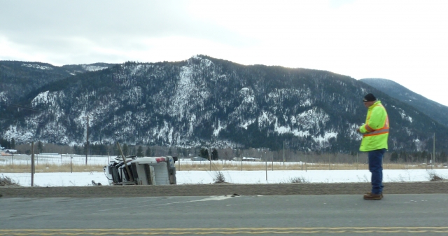 RCMP: Police vehicle rolls leaving officer injured