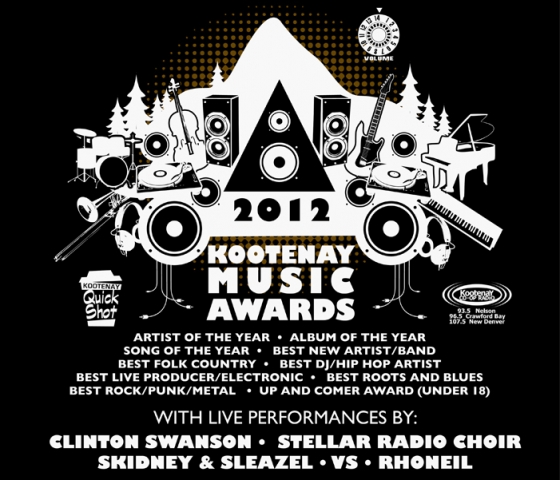 First ever Kootenay Music Awards Friday at The Royal