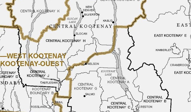 New Federal Electoral Boundary Proposal Puts Nelson in the East Kootenay