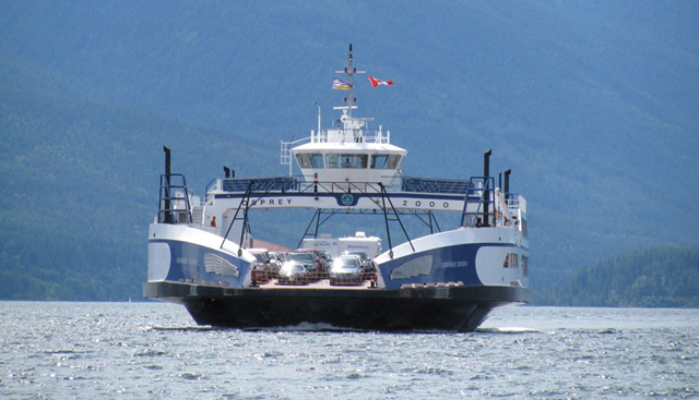 Osprey Ferry crews put to test after woman jumps overboard