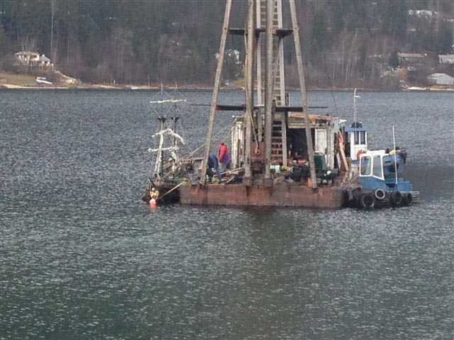 'Pirate Ship' raised from Kootenay Lake Tuesday