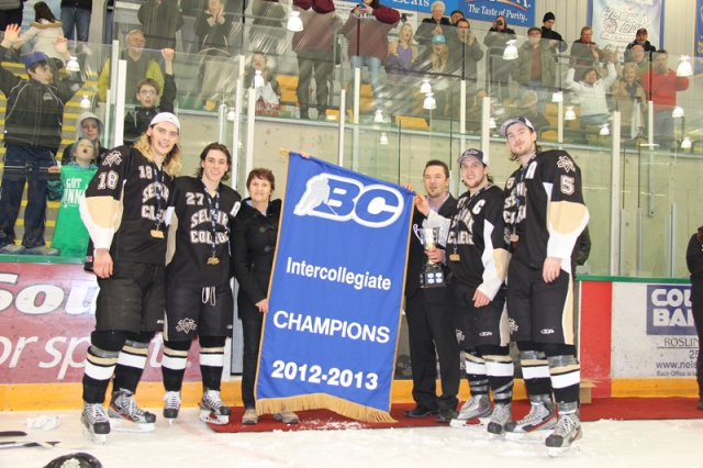 Fidgett marches Saints to 2013 BCIHL Championship with OT winner