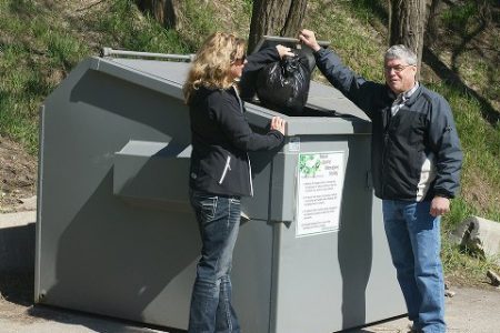 City partners to provide free bear-proof garbage bins for resident use