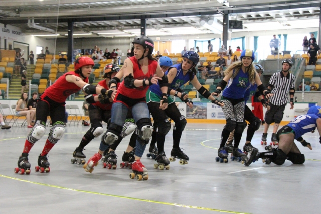 Women's Roller Derby back on the flat track Saturday in Rossland