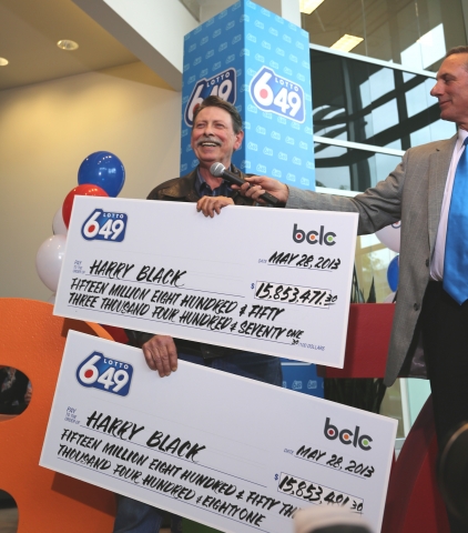 Lotto 6/49 ship finally comes in for Surrey's Harry Black