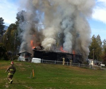 Trailer fire in Genelle not suspicious