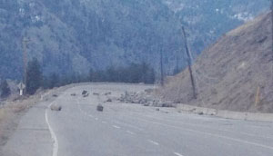 Keremeos rock slide 'experience was quite surreal' says Nelson realtor