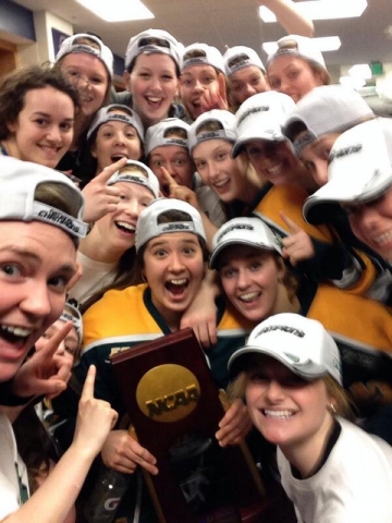 Fruitvale's Ella Matteucci, Clarkson capture NCAA Women's Hockey championship