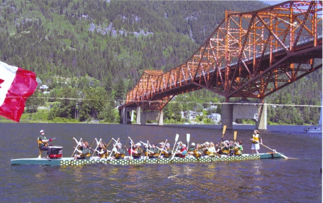 Kootenay Rhythm Dragons Celebrate 10 Years of Paddling and Friendship