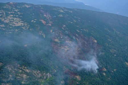 UPDATED: Slocan Park Wildfire slightly smaller than originally thought — 20 percent contained