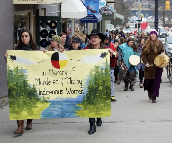 Crowds Show Their Support For Missing & Murdered Women Memorial March