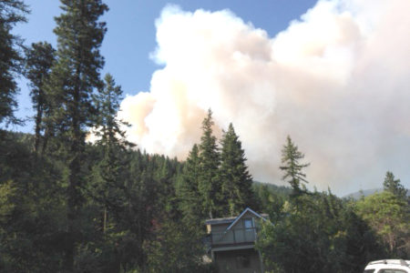 RDCK issues Evacuation Alert for Duhamel/Sitkum due to North Shore wildfire