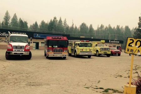 RDCK fire fighters pitch in at Christina Lake in case Stickpin fire causes local starts