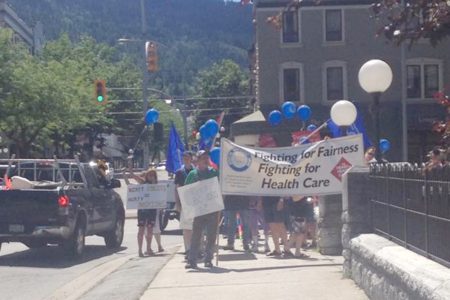 HEU stages rally in Nelson Monday ahead of IH laundry decision