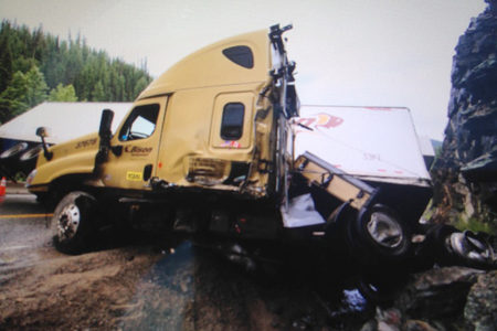 Tractor-trailer accident near Paulson Bridge shuts down Highway 3