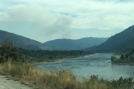 Smoke from U.S. wildfires visible in southeast B.C.