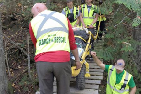 Fernie Search and Rescue assist in rescue of injured biker