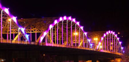 Companies/organizations to access bridge lights for special events