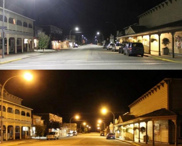 Salmo LED Street light Conversion of Downtown Core Complete