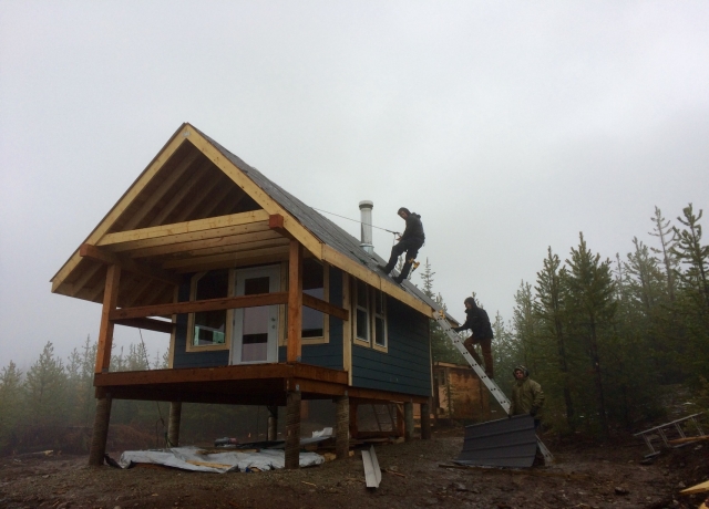 Local Sappers Raise the Roof on Chimo Cabin