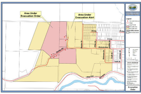 UPDATED: Geotechnical report keeps six homes under Evacuation Order