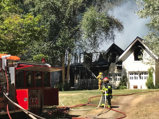 RDCK fire departments respond to house fire in Bonnington