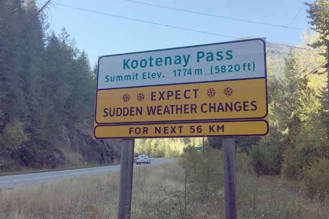 Environment Canada issues Alert for BC Interior Highways