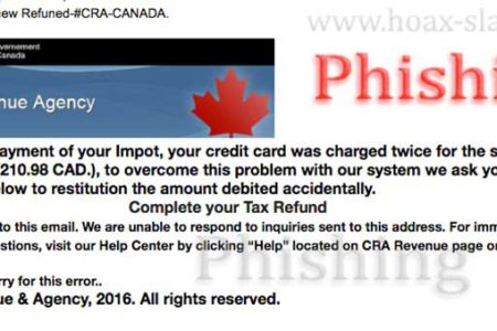 Don't fall for 'CRA' scams