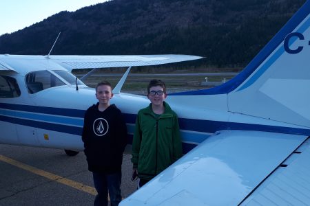 Trail cadets take to the skies