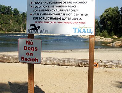 City of Trail reminds residents to be safe at Gyro Park