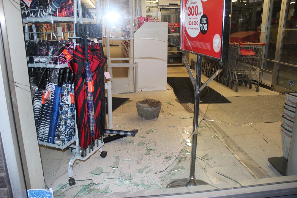 Two Trail men arrested after smash-and-grab downtown