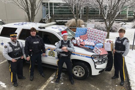 Castlegar Mounties continue to spread holiday cheer one family at a time