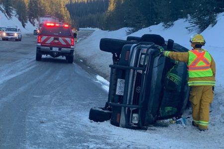 One driver loses control, three vehicles end up in ditch