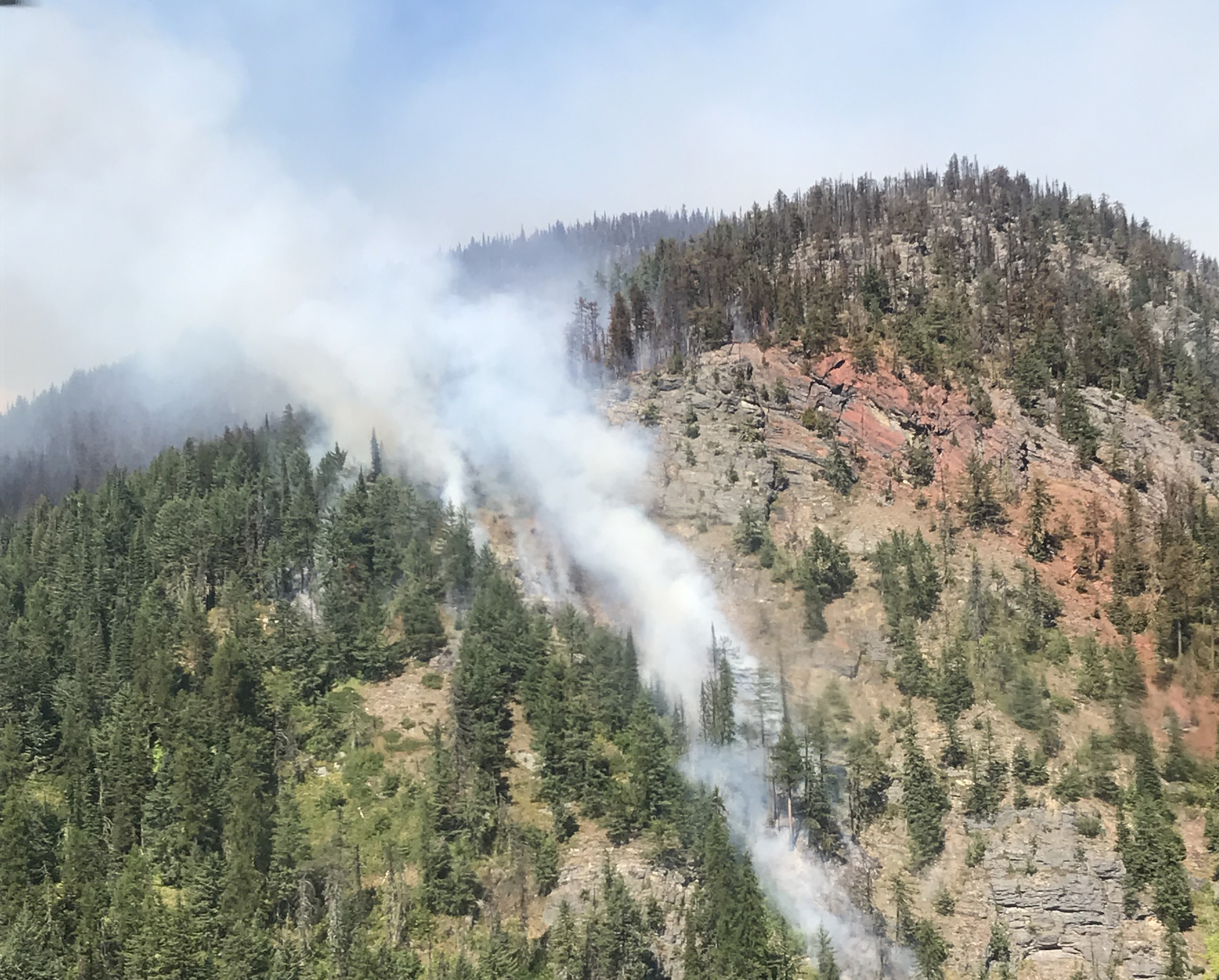 Crews continue to battle Talbot Creek Wildfire