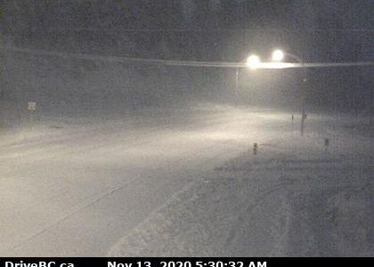 Snowfall warning in effect for West Kootenay, Hwy 3