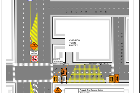 Temporary Road Closure, 1100 Block of Pine Avenue April 27 - May 7