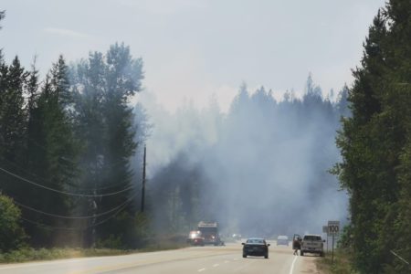 Evacuation order downgraded to 'alert' in the face of Merry Creek interface fire