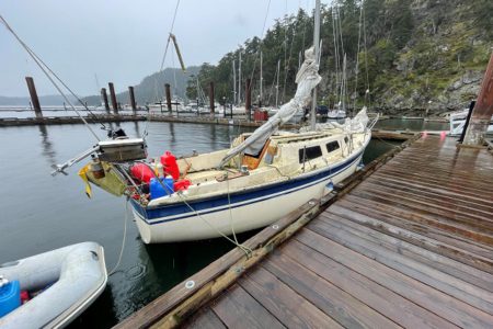 Shiprider check of floundering boat leads to arrest and stolen property