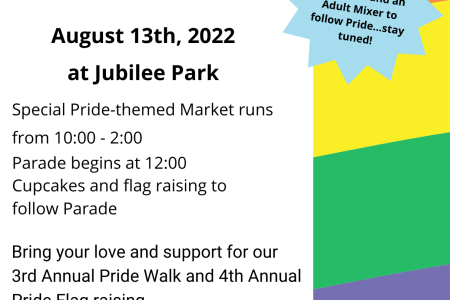Celebrate Pride at Trail’s Farmers’ Market August 13