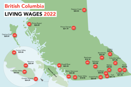 Major increase in the living wage across BC