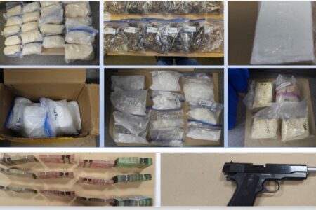 Massive drug/gun/money/vehicle seizure in Surrey