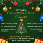 Celebrate the season and support the community at the Rotary Christmas Carol Concert