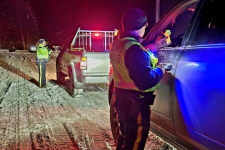 BCHP Winter Impaired Driving Campaign takes 36 drivers off the road