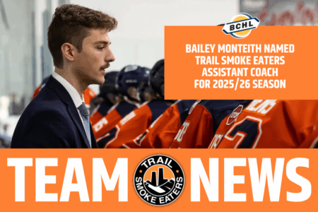 Monteith Named Smoke Eaters Assistant Coach