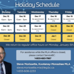 Newsletter from MLA Morissette