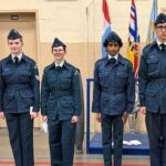 Two 531 Squadron cadets receive medals and other recognized